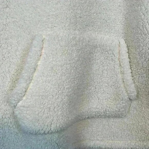 BCG SHERPA‎ TURTLENECK LONG SLEEVE PULLOVER FRONT POCKET CREAM SIZE M - Picture 2 of 8